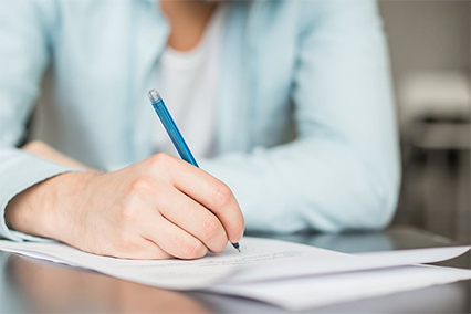 Completing BSA application